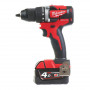 Аккумуляторная дрель-шуруповерт, Milwaukee, M18 CBLDD-402C, 4933464539
