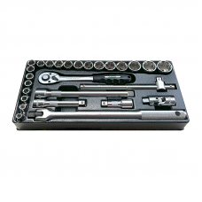Набор инструмента 1/2" в ложементе, 27 предметов, HONITON IK-1400270B