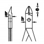 Бокорезы скошенные для механика 185 мм, STAHLWILLE, 6612 5 185, 6612