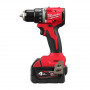 Аккумуляторная дрель-шуруповерт, Milwaukee, M18 BDD-402C, 4933443565
