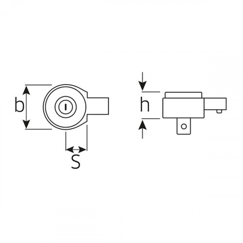 Сменная трещотка 3/4", STAHLWILLE, 58250100, 735/100