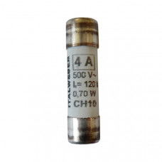 Предохранитель 4А 500V 10,3x38, APAC, OMA, WERTNER, B5662