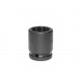 Ударная головка 3/4", 24 мм, 12 граней, MOMENTO, 2-D6K24
