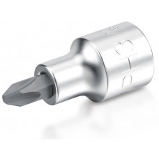 Головка торцевая с вставкой 1/4" PH0 L=37 мм TOPTUL BCAA08P0