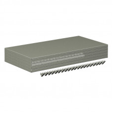 Полки для стеллажа 1000х500мм, металл, 5 шт., FERRUM, 05.155-9007