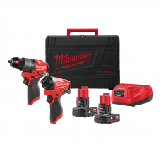 Набор инструментов, Milwaukee, M12 FPP2A2-402X, 4933480587