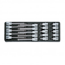 Набор насадок 1/2" TORX в ложементе, 20 предметов, HONITON IK-SKB400200T