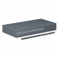 Полка оцинкованная для стеллажа 1000х500мм, 1 шт., FERRUM, 05.355G