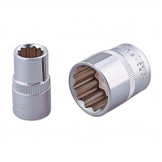 Торцевая головка 12-гранная 3/8", 19 мм, HONITON, SK-B1319MC