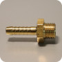 Штуцер 1/4" под шланг 6 мм, LUDECKE, 13101060001406, T 146 M